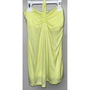Lightweight Halter Top Women Sz XS  Bright Lime Green